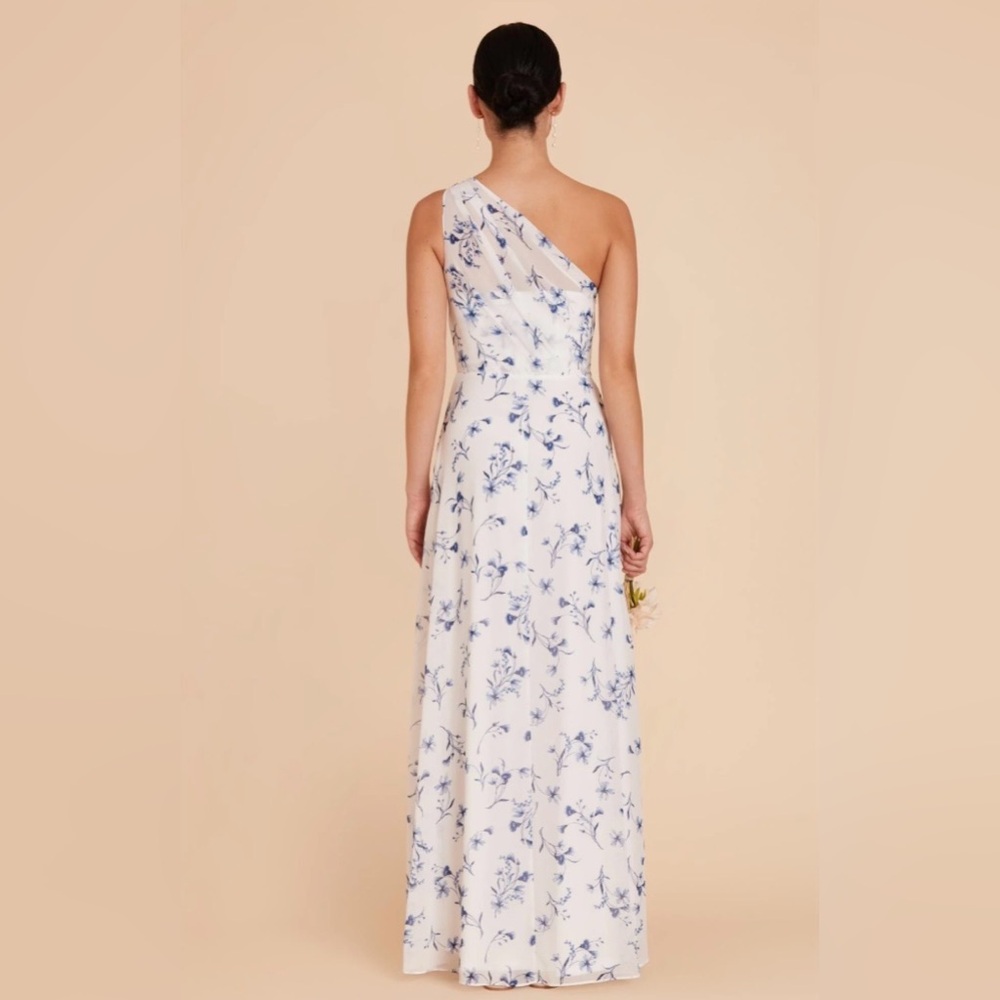 NWT Birdy Grey Kira Dress Chiffon Blue Le Fleur Bridesmaid Wedding Dress XL - Picture 2 of 15